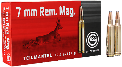 Geco classic 7mm Rem. Mag. TM - 165 grain / 10.7 gram.