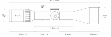 Hawke Endurance 30 WA 3-12x56 LRC (12x)