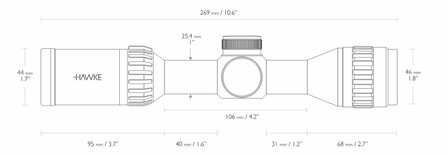 Hawke Airmax 2-7x32 AO AMX