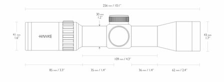 Hawke XB30 Compact 2-8x36 SR