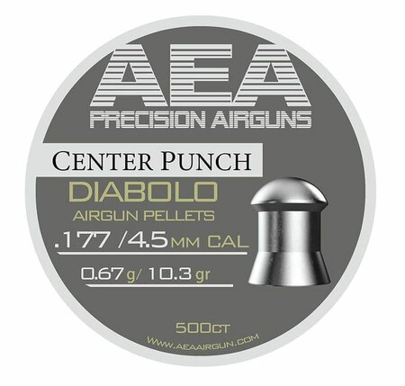 AEA Luchtdrukkogeltjes Center Punch 4.5 mm 10.3 grain