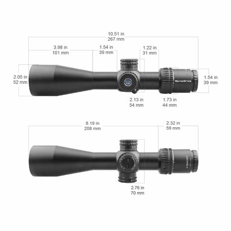 Vector Optics Veyron 4-16x44 FFP Rifle Scope (SCFF-22)