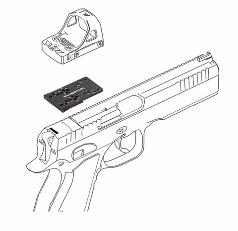 Vector Optics CZ Shadow 2 / SP-01 Universal Adapter