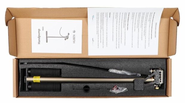 Huben Airguns Handpomp 350 Bar + Huben Vulplug