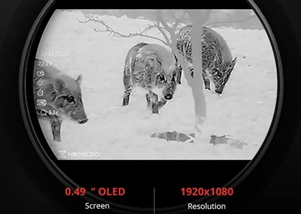 Sale showroom model: Hikmicro Stellar SQ50 2.0 Thermal Scope, 30mm Tube