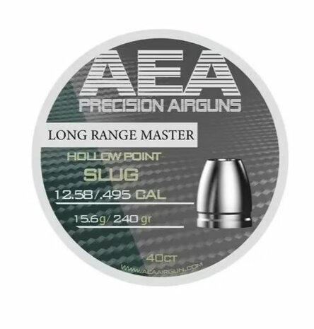 AEA Slugs Long Range Master  Hollow Point 12.58mm / .495- 240gr