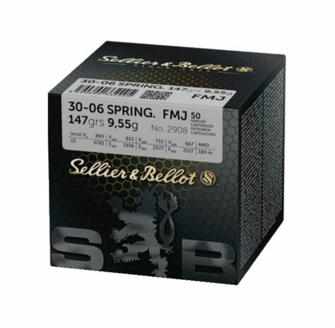 Sellier & Bellot .30-06Spring 147gr FMJ Bulk