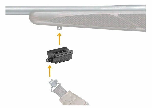 Vanquard Bipod Equalizer Pivoting 1QS - Carbon