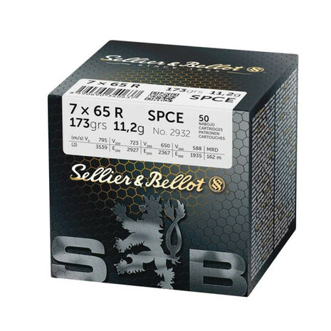 S&B 7x65R SPCE 173grain/11,2 gram BULK per 50