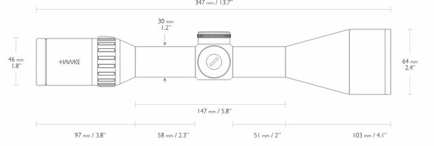 Hawke Endurance 30 WA 3-12x56 LRC (12x)