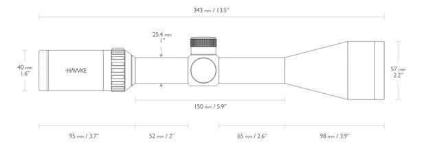 Hawke Vantage 3-9x50 30/30