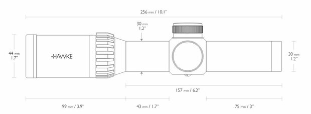 Hawke XB30 PRO 1-5x24 SR