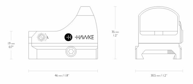 Hawke Micro Reflex Dot 3 MOA