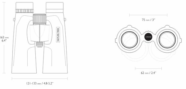  Hawke Nature-Trek 10x50 Green