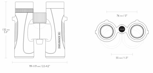 Hawke Endurance ED 8 x 32 Green