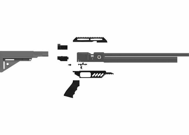 Conversiekit FX Dreamline Classic/Bullpup naar Tactical