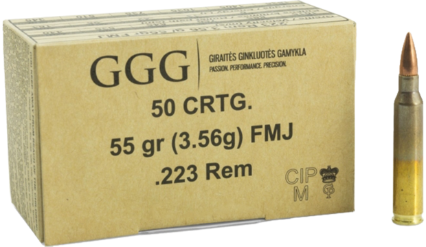 GGG  .223 Rem FMJ 55/3,6 p/50