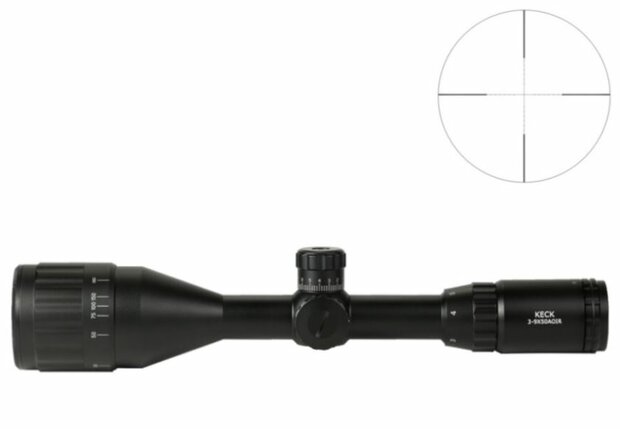 Keck RS Vanguard 3-9x50 AO 1'' IR KA24