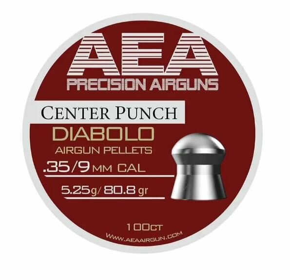 AEA Pellets Centre Punch 9mm / .35 - 78.77gr