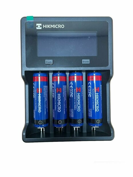Hikmicro Smart Lithium-Ion / Ni-Mh Batterij Oplader 4 slots