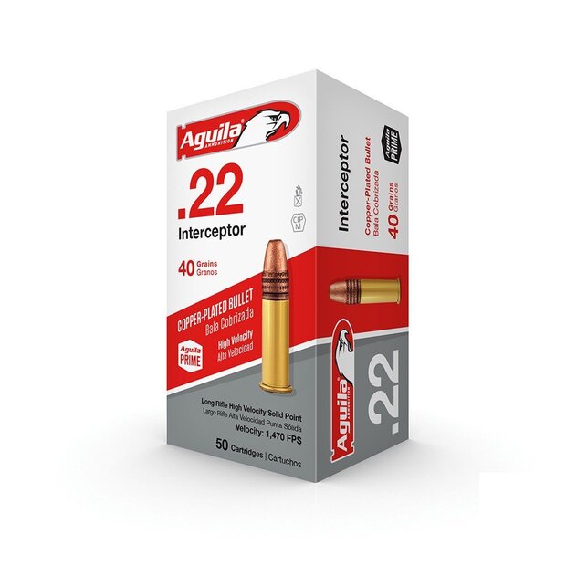 Aguila .22 LR Interceptor CP SP 40/2,6