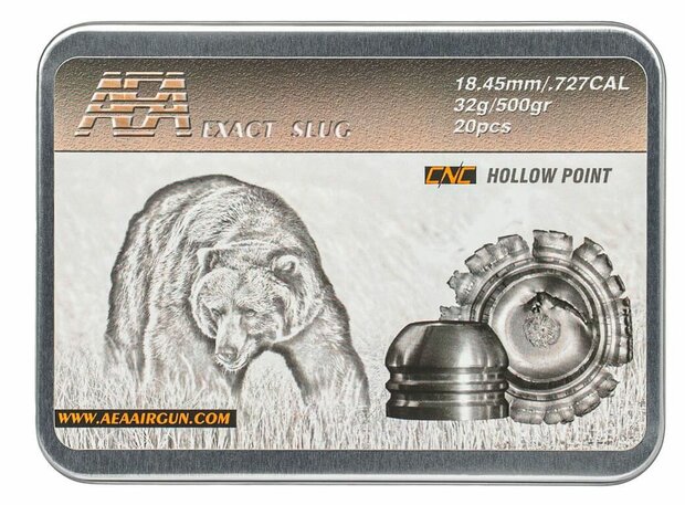 AEA Slugs Exact CNC 18.3 mm 500 grain (.727)