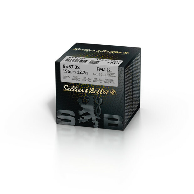  S&amp;B CA 8x57 JS FMJ 196/12,7 BULK