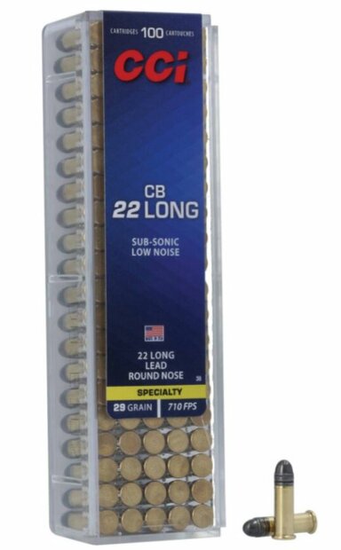 CCI RA .22 Long Sub-Sonic LRN 29/1,9, 710fps, p/100 Quiet