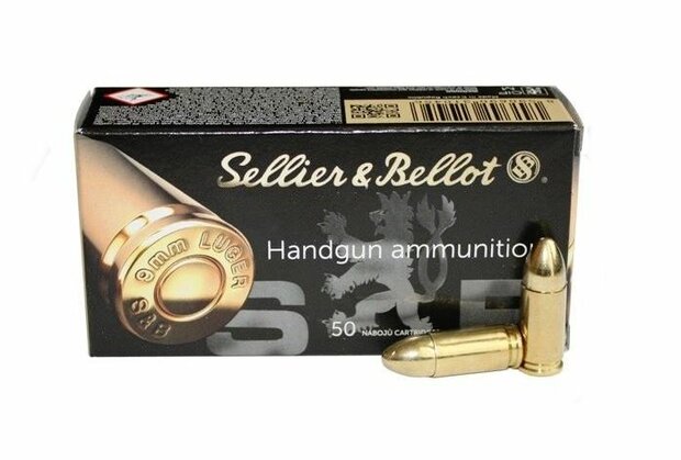 Sellier &amp; Bellot 9x19 mm P1000 FMJ 115 Gr.