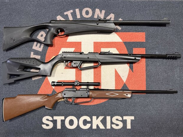 Opruiming, Set van drie luchtbuksen 4,5 mm