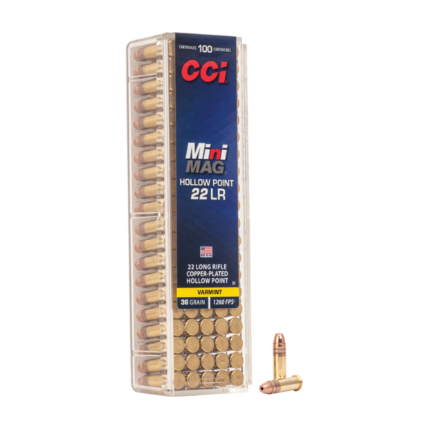 CCI .22LR Mini-Mag Varmint CP HP 36gr