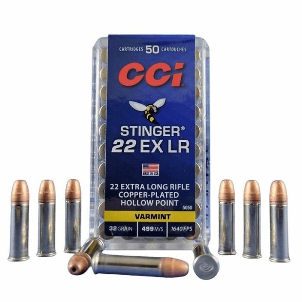 CCI Stinger .22 EX LR - high power HUNTING