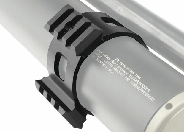 60 mm Bipodadapter Saber Tactical Bottle O-Clamp - Weaver/Picatinny