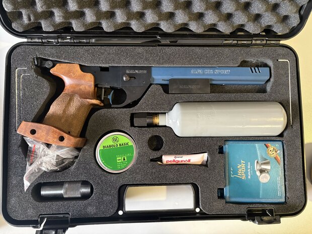 Alfa co2 sport 4,5 mm co2 pistool match