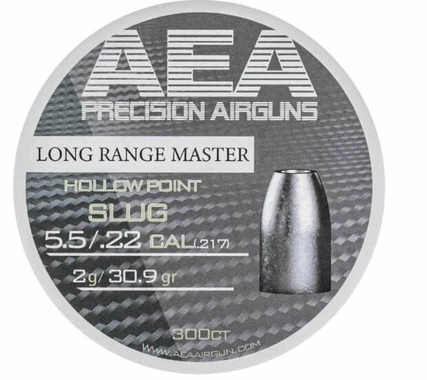 AEA Long Range Master slugs - 5.5 mm (.22) - 30.9 grain
