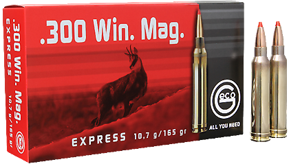 Geco express .300 Win. Mag. 20 stuks 10,7 gram / 165 grain.