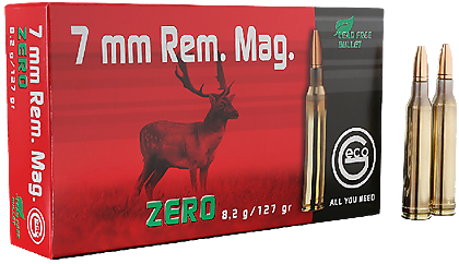 Geco Zero 7mm. Rem. Mag. 20 stuks 8,2 gram/ 127 grain.