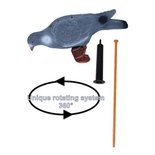 Lokvogel duif XL 40cm geflockt + PIP