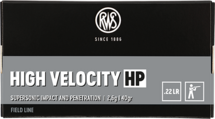 RWS High Velocity HP .22 LR Hollow point 40 Grain
