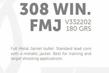 S&B .308 FMJ 147 grain / 9,55 gram