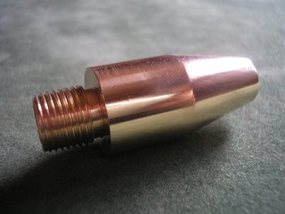 Demper adapter 50 mm 1/2 UNF 001