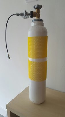 232 Bar Industriële Vulfles Inclusief Vulset (7 liter)