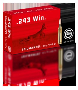 Geco classic .243 TM 6,8 g / 105 grain