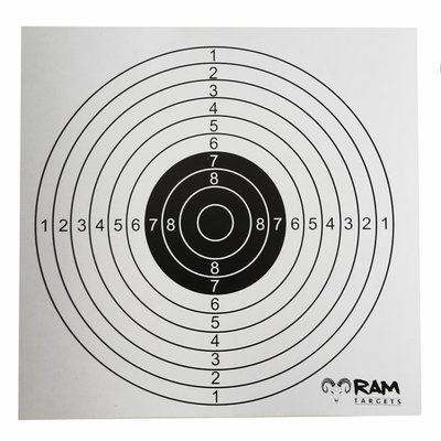 RAM Schietkaarten - 14x14 enkele roos