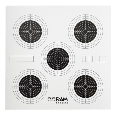 Ram Schietkaarten 14x14 met 5 rozen