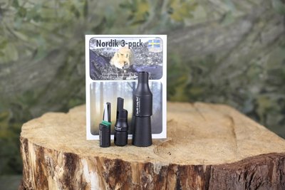 Nordik 3 Pack (Fox Heat, Mini Predator en Crying Bird) - Lokfluit Vos