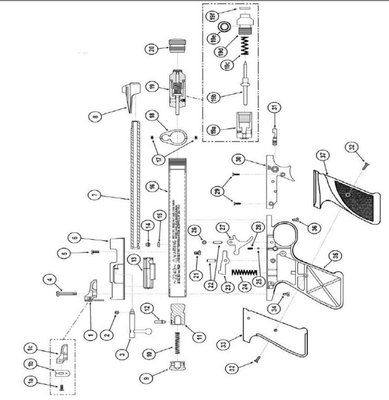 Complete revisie kit Crosman 2240
