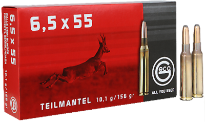 Geco classic 6,5x55 TM per 20 10,7 gram/ 156 grain