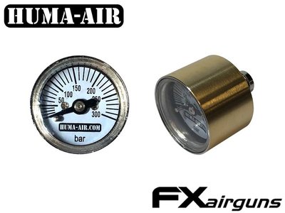 Huma-Air FX vervangende drukmeter 26mm (ronde afwerking)
