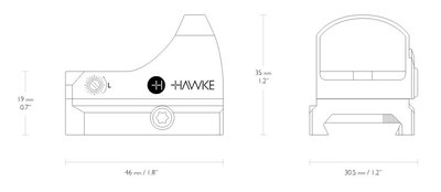 Hawke Micro Reflex Dot 3 MOA